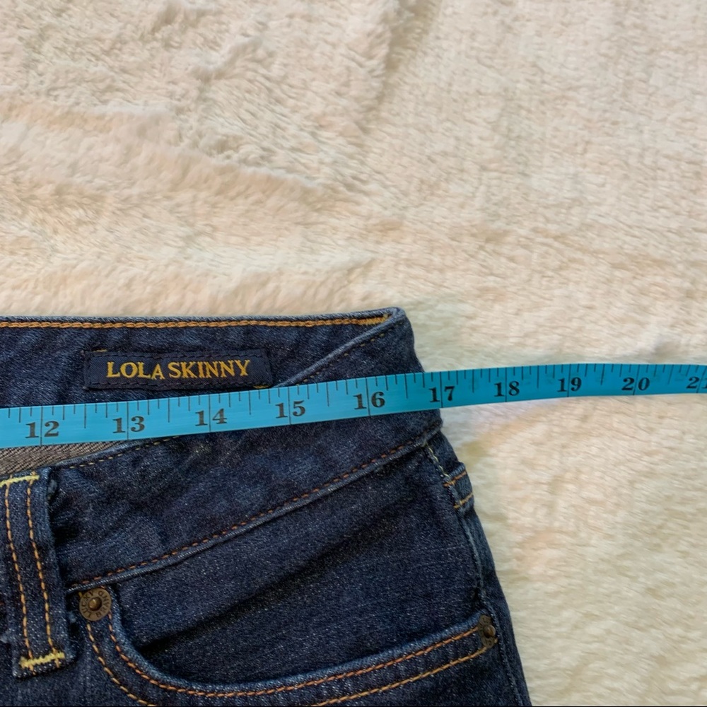 Lucky Brand Lola Skinny Jeans Dark Wash Sz 12/31 - Picture 11 of 13